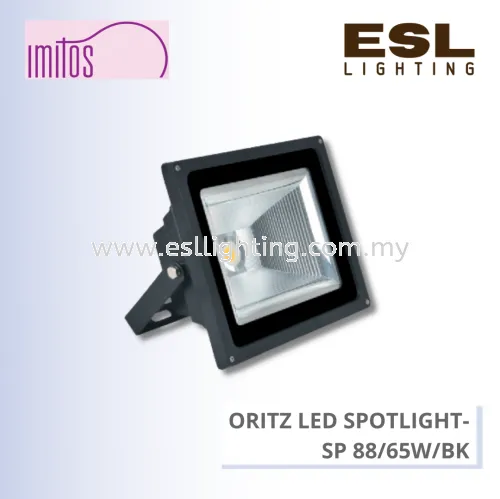 [DISCONTINUE] IMITOS ORITZ LED SPOTLIGHT 65W IP65 SP88/65W/BK