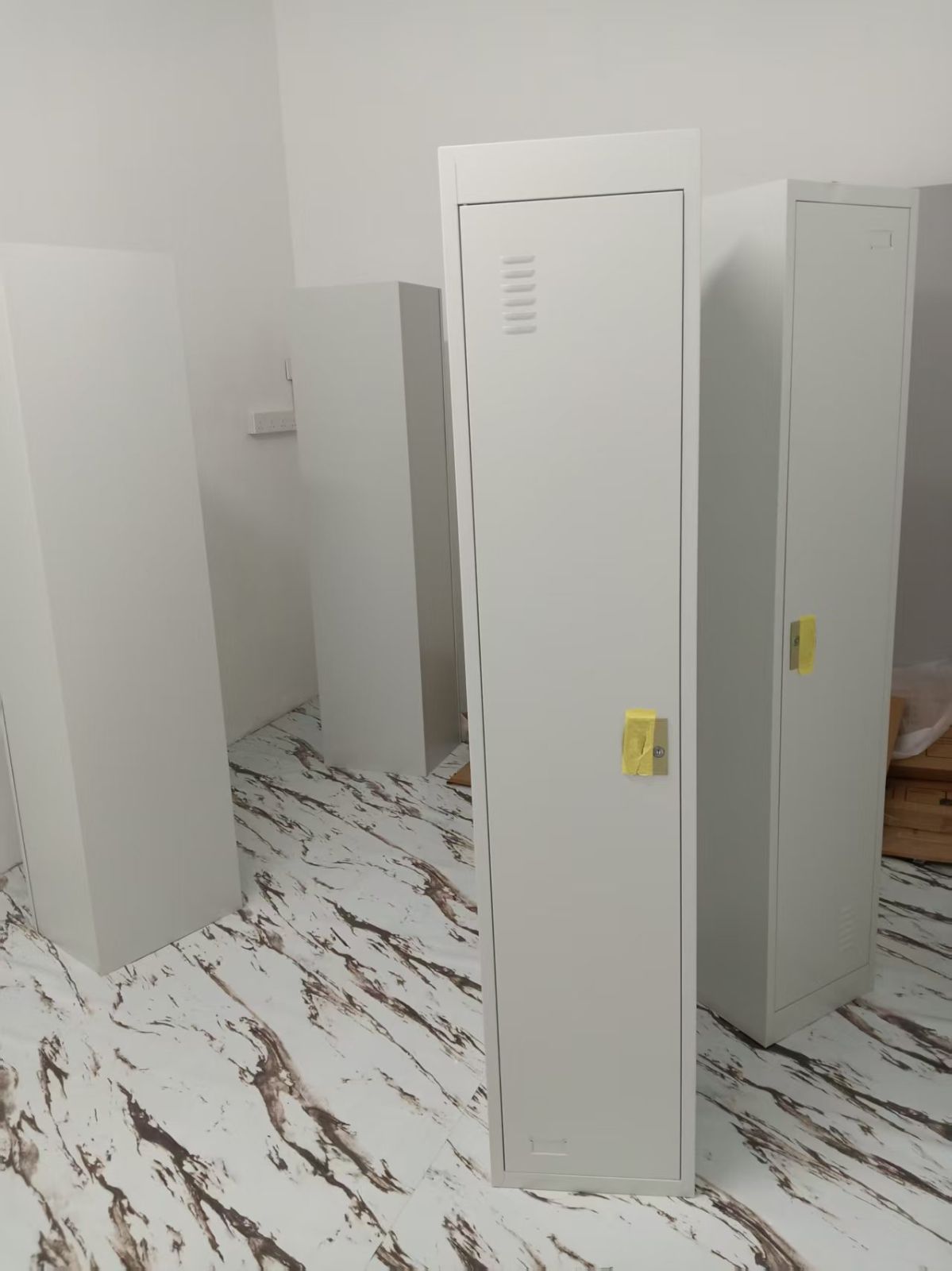 1 Door Steel Locker Cabinet | Heavy Duty Metal Locker for Office, Hostel, Factory & School Malaysia | JTK Standard Steel Locker for Worker Hostel | Powder Coated Metal Cabinet | Deliver Penang, Bayan Lepas, Georgetown, Prai, Batu Kawan, Kulim Hi Tech, Lunas, KL, Puchong