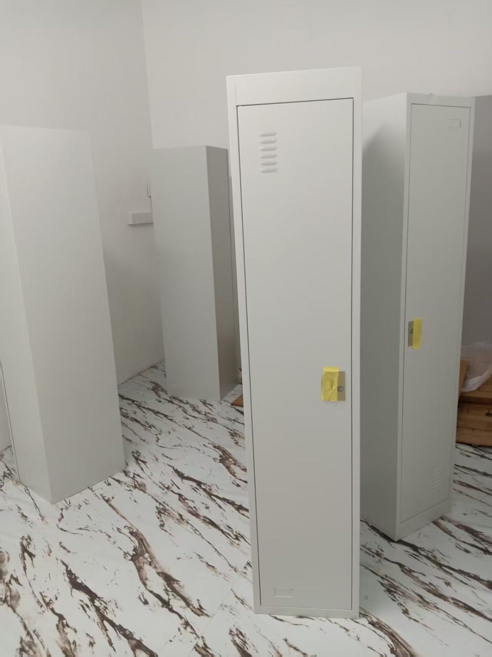 1 Door Steel Locker Cabinet | Heavy Duty Metal Locker for Office, Hostel, Factory & School Malaysia | JTK Standard Steel Locker for Worker Hostel | Powder Coated Metal Cabinet | Deliver Penang, Bayan Lepas, Georgetown, Prai, Batu Kawan, Kulim Hi Tech, Lunas, KL, Puchong