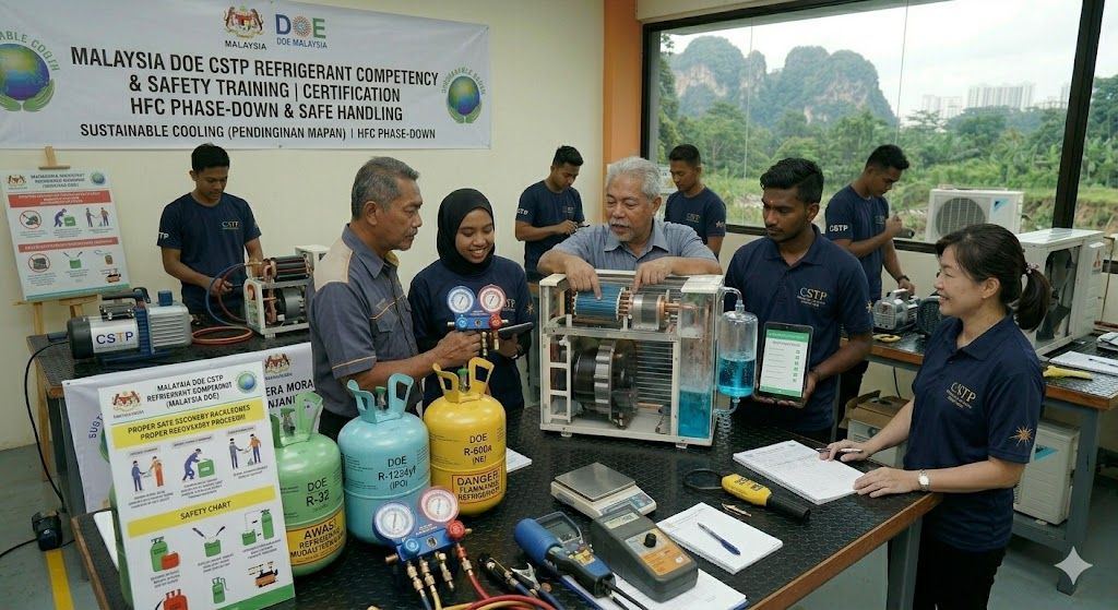 CSTP refrigerant recovery training Malaysia DOE