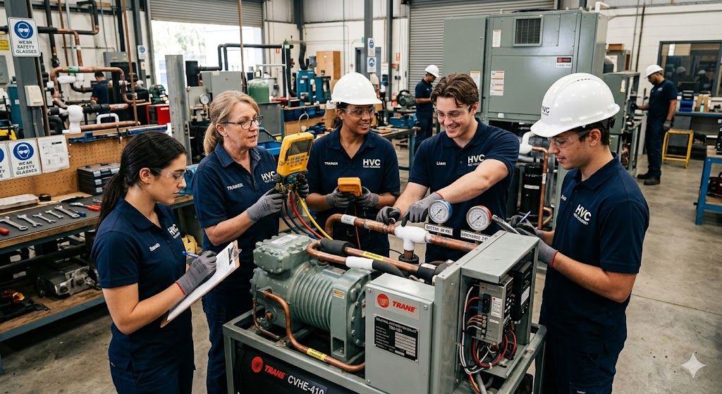Industrial refrigeration chiller training
