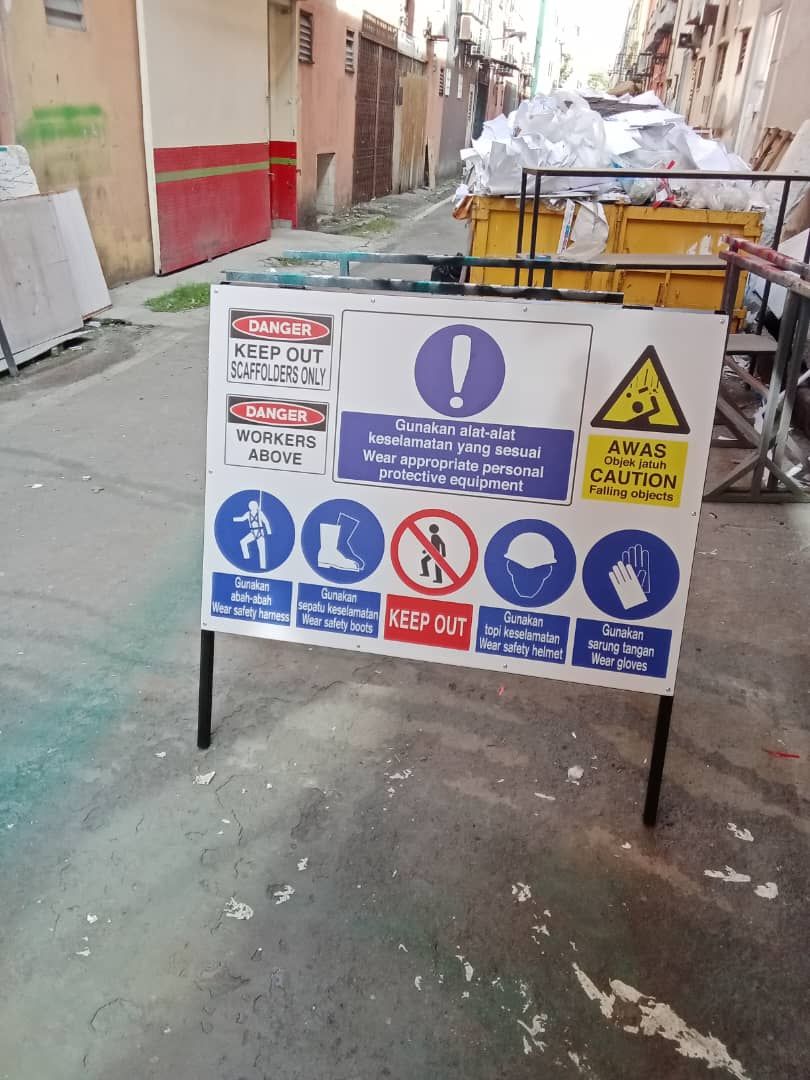 Safety Sign | A Stand | Factory Safe