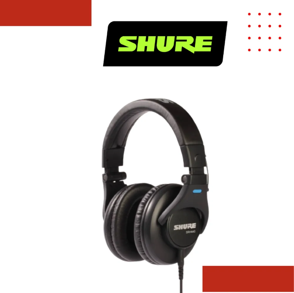 Shure SRH440A Professional Closed-back Studio Headphones