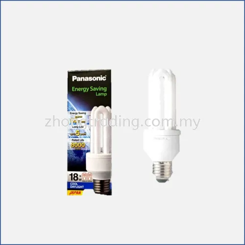 Panasonic 18W E27 3U PLCE with Sirim -Warm White