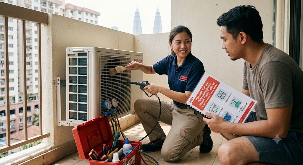Split air conditioner maintenance course guide