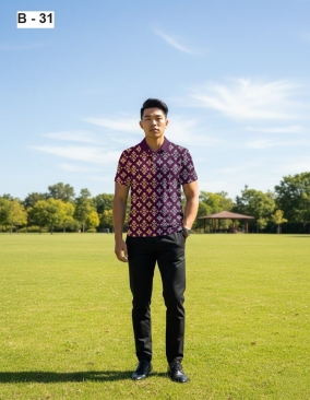 Custom Batik Sublimation T-Shirt