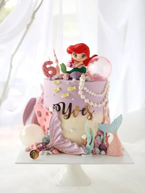 Little Mermaid  Sea Wonderland Cake 