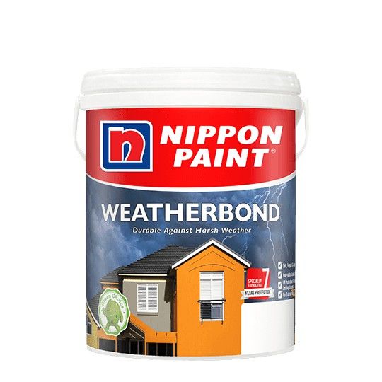 Hong Hsen Hardware Nippon Paint Weatherbond Exterior 145 White 18L| exterior paint|  | tasek mutiara | bukit mertajam