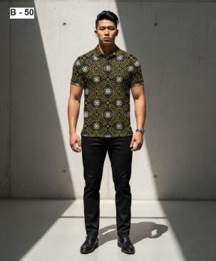 Custom Batik Sublimation T-Shirt