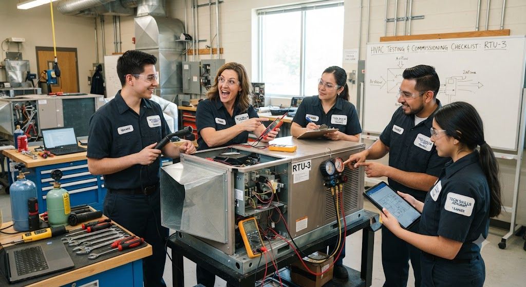HVAC testing and commissioning training