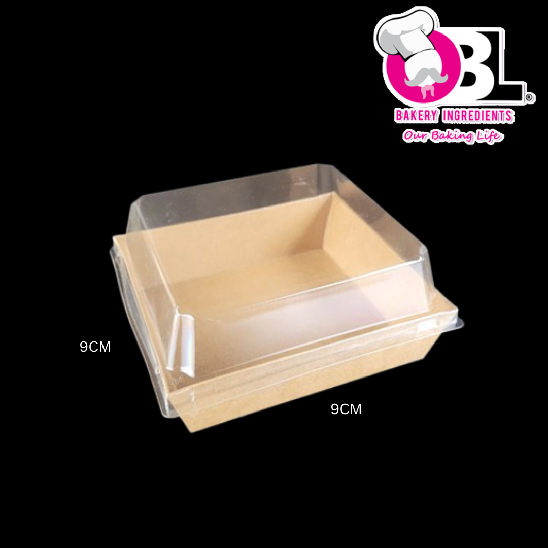 109986 PC-03-B BROWN BOXES WITH LID 50PCS