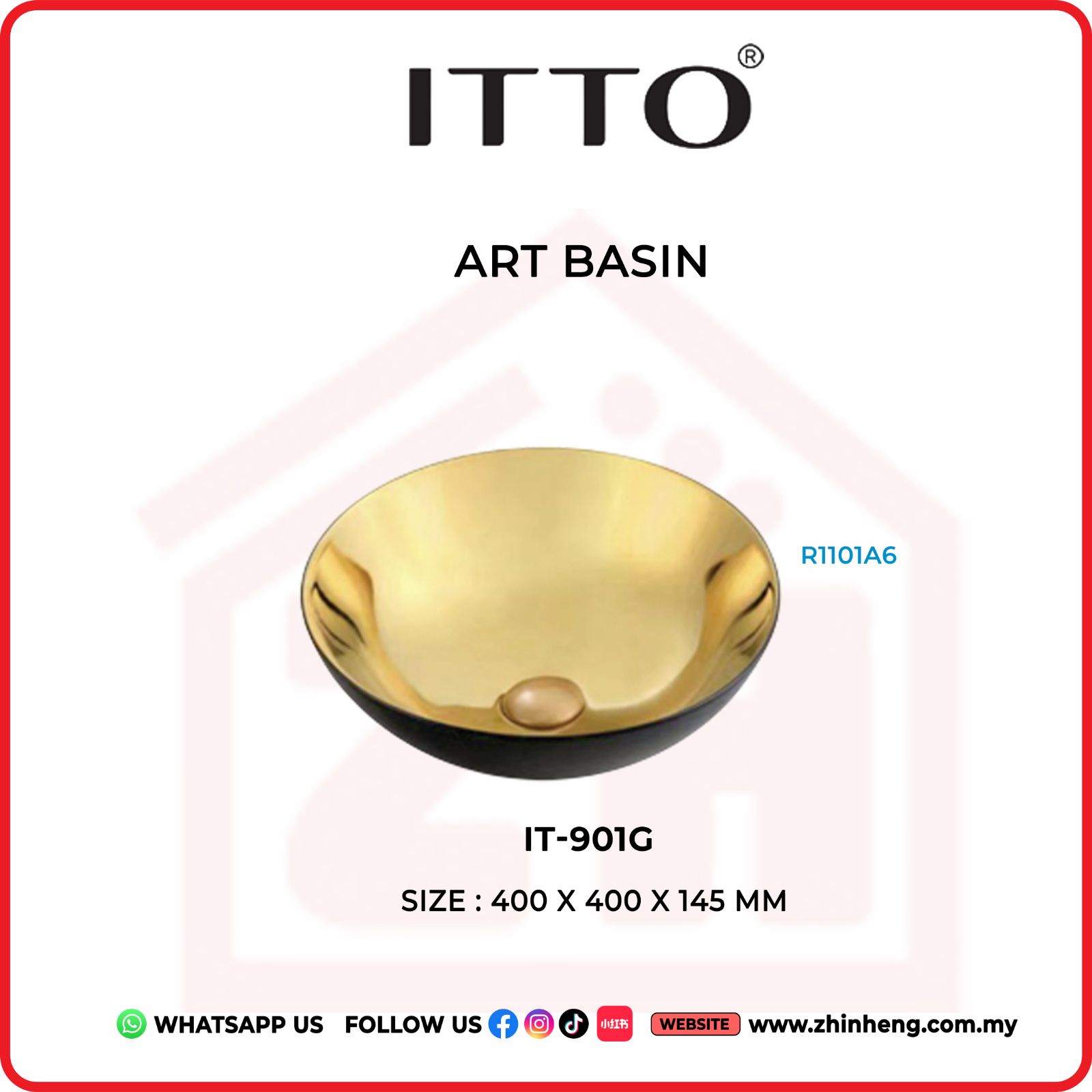 ITTO ART BASIN IT-901G (GOLD)