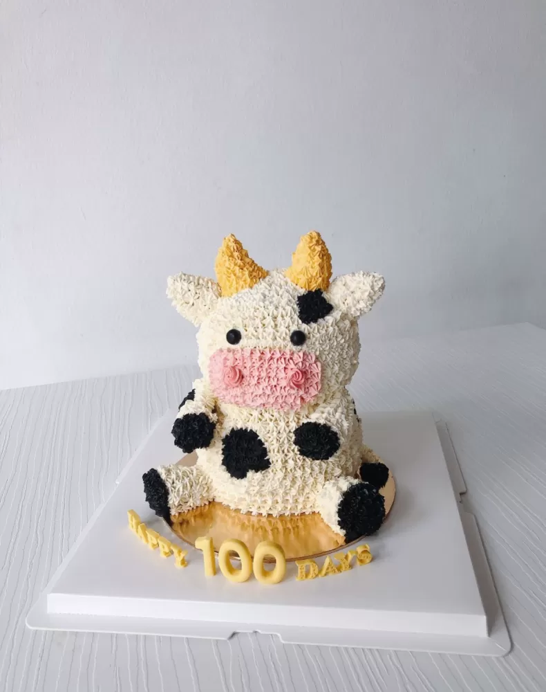 Cow Buttercream Cake