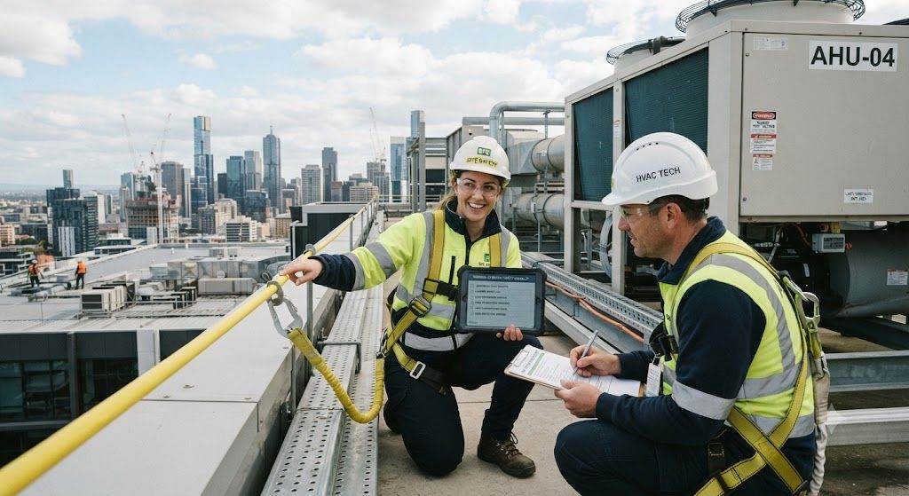 aircon servicing working at height safety rules