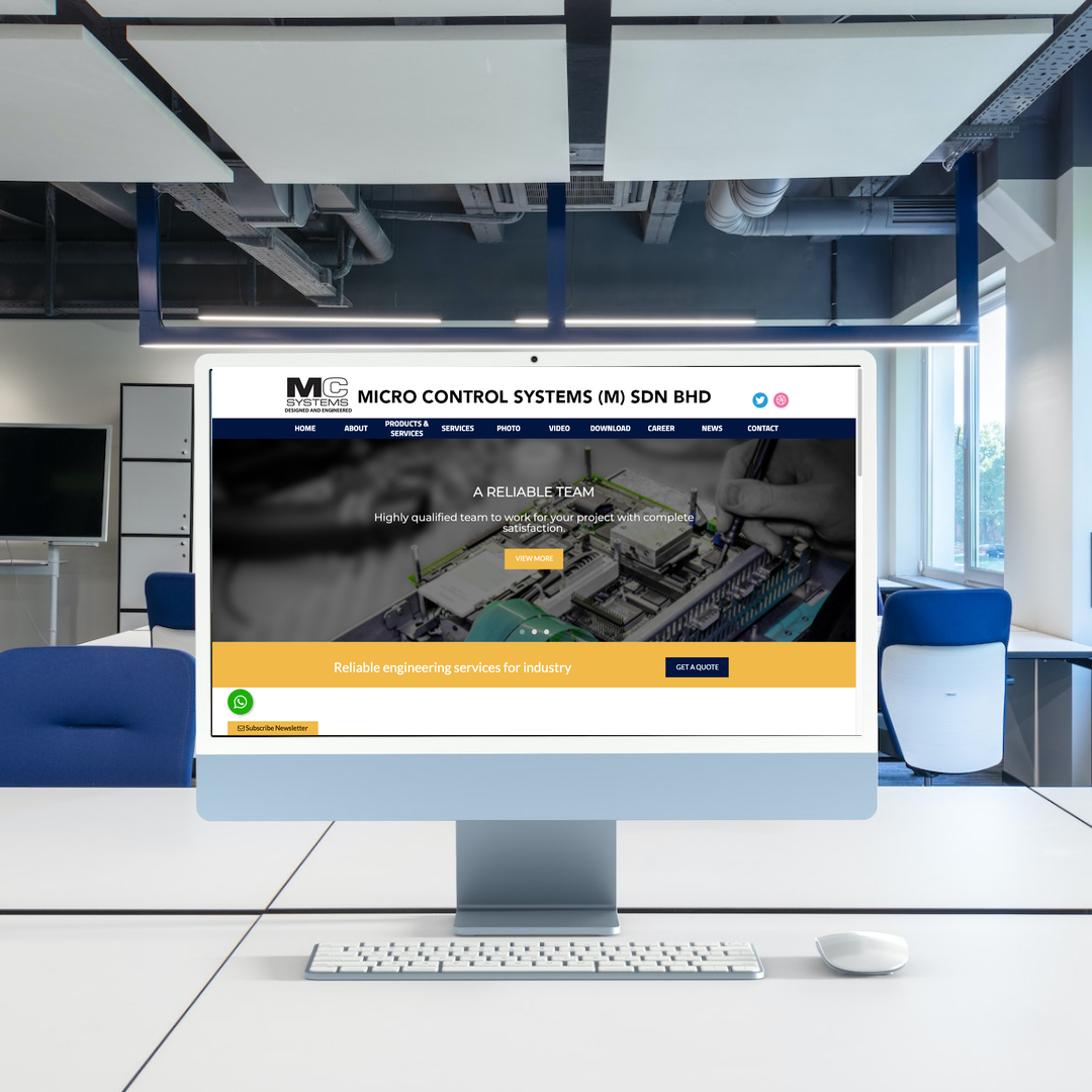 Electronic Components Repair Website Design & SEO | Kuala Lumpur