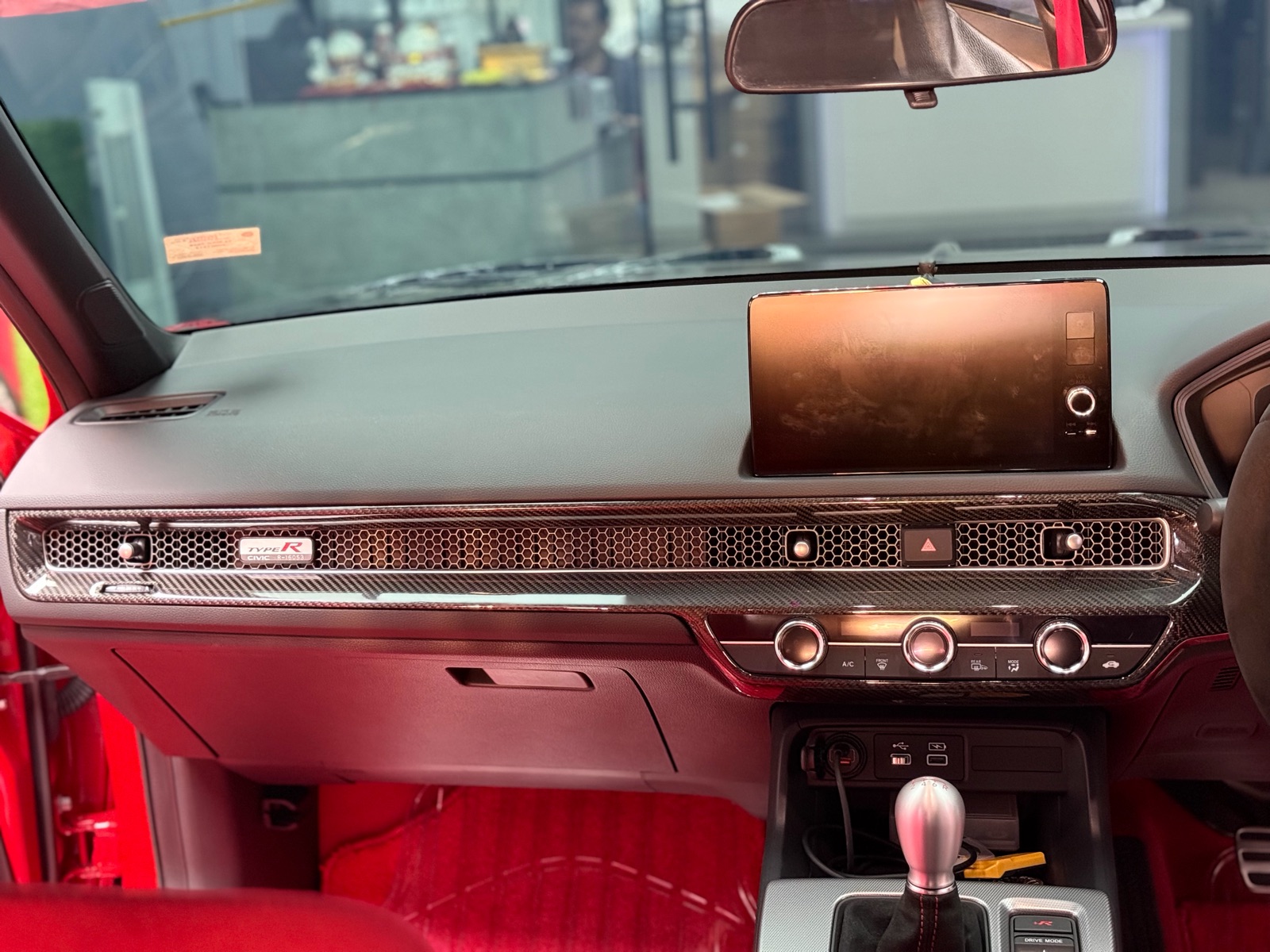 DRY CARBON AIR-CON PANEL COVER(GLOSSY CARBON/MATTE CARBON)