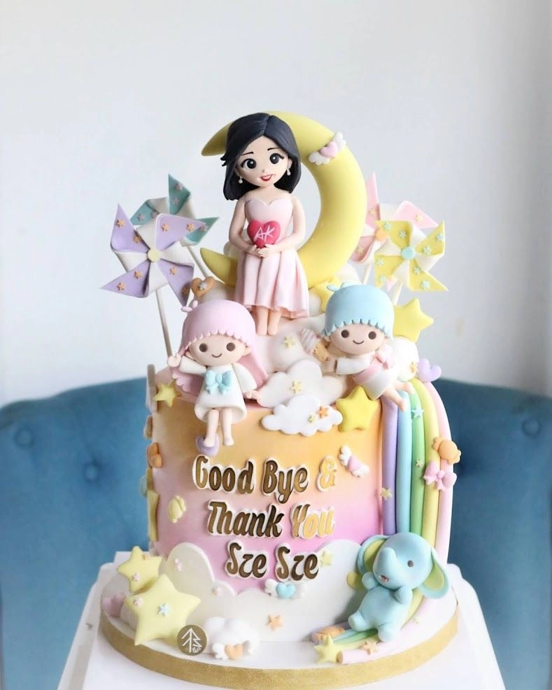 Little Twin Star Cake