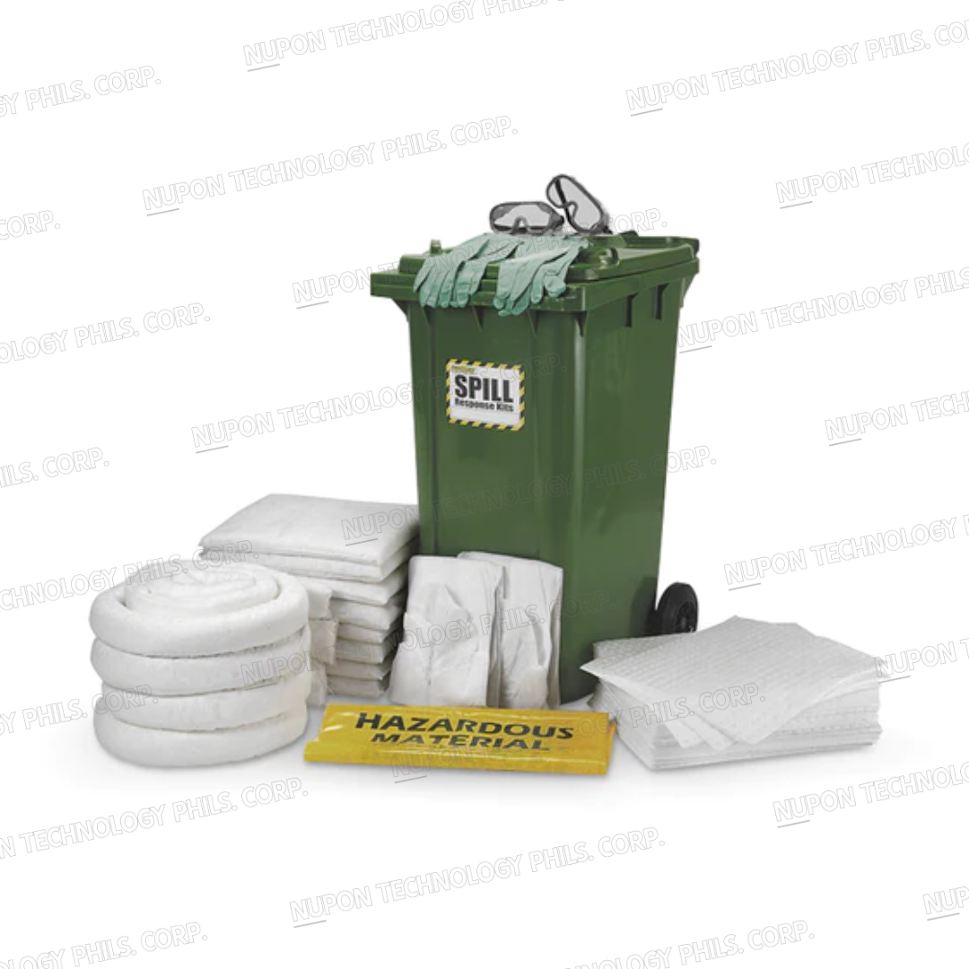 120 Litre Dispenser Spill Kit Cart - Oil Only