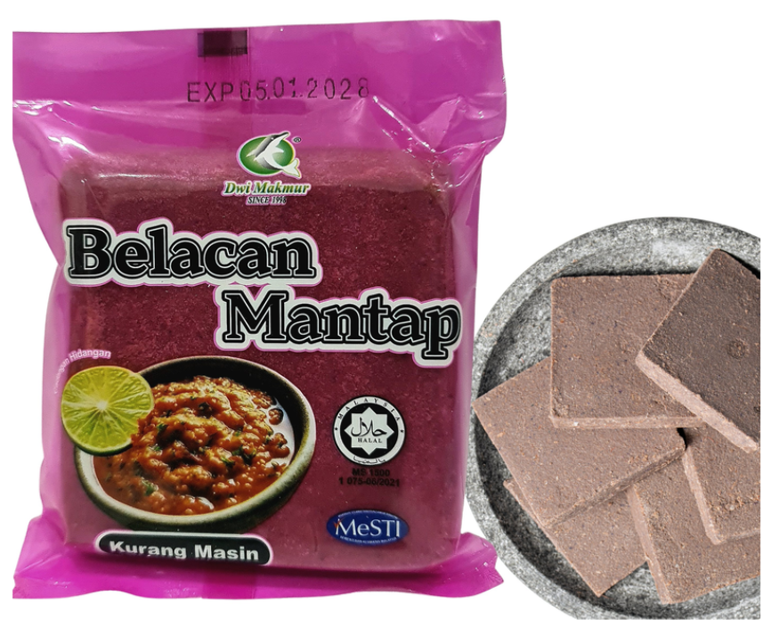 DM Square Belacan Grade A 80 Grams RM2.20 X 20 Units C.Dwi Makmur