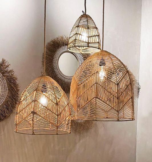 HAN 107 - RATTAN CEILING LAMP