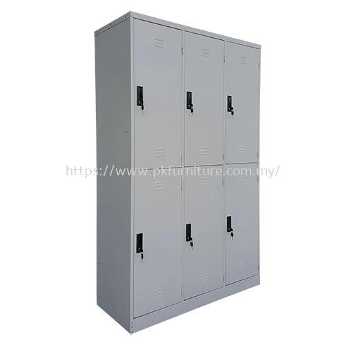 STEEL LOCKER - PK-SL-10-15-G1 - 6 COMPARTMENT STEEL LOCKER