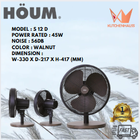 HOUM Table Top Stand Fan  S 12 D / KUTCHENHAUSS