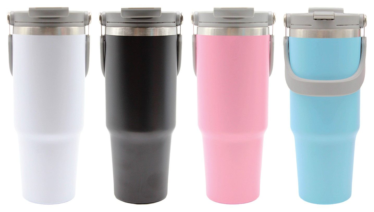 AM68 — AUTO MUG STAINLESS STEEL MATTE FINISH 900ml [12 HOUR HEAT RETENTION 🕛] [NEW PRODUCT 2026]