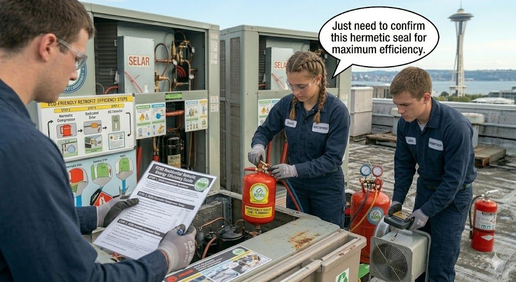 R290 energy-efficient retrofit guidelines