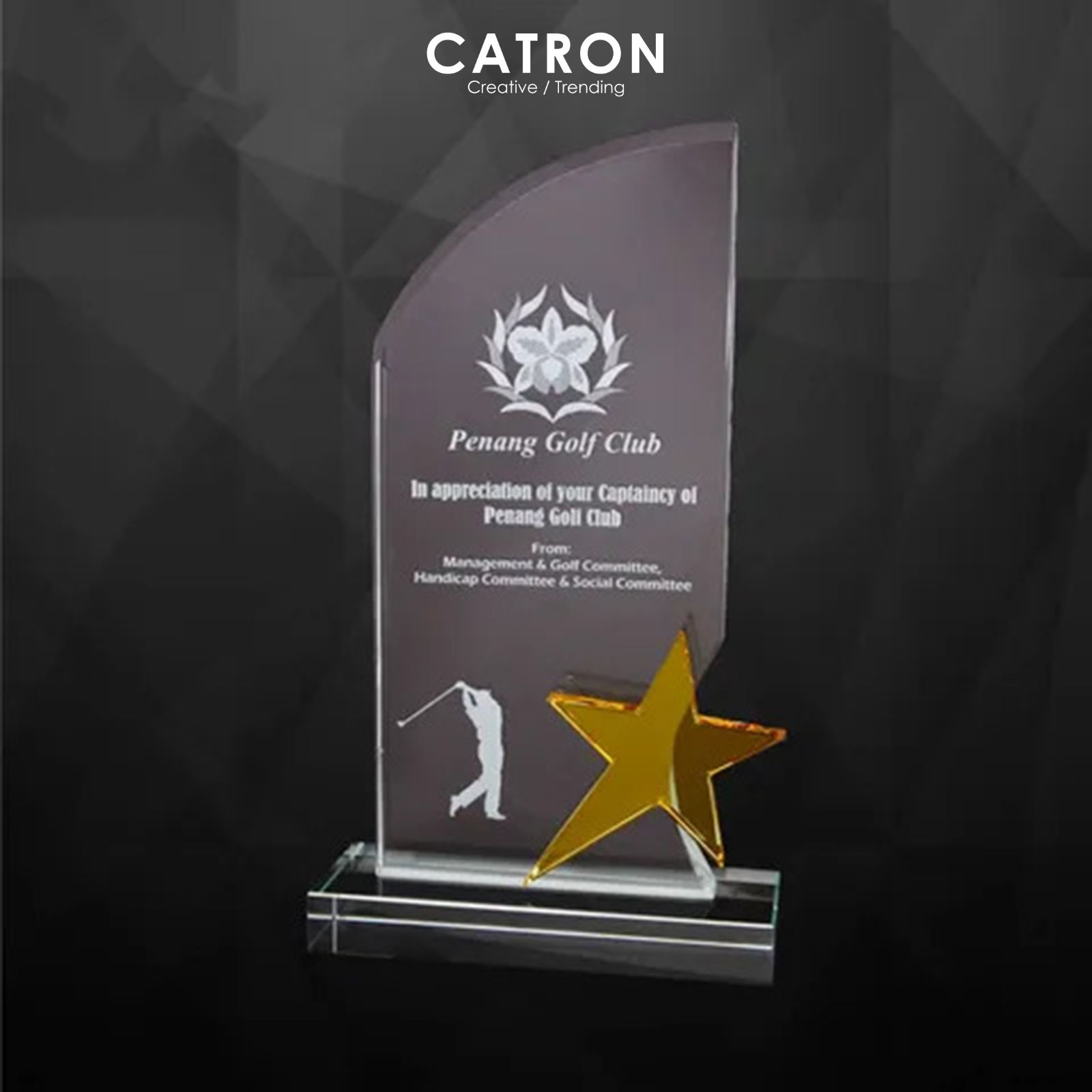 9227 - CRYSTAL PLAQUE