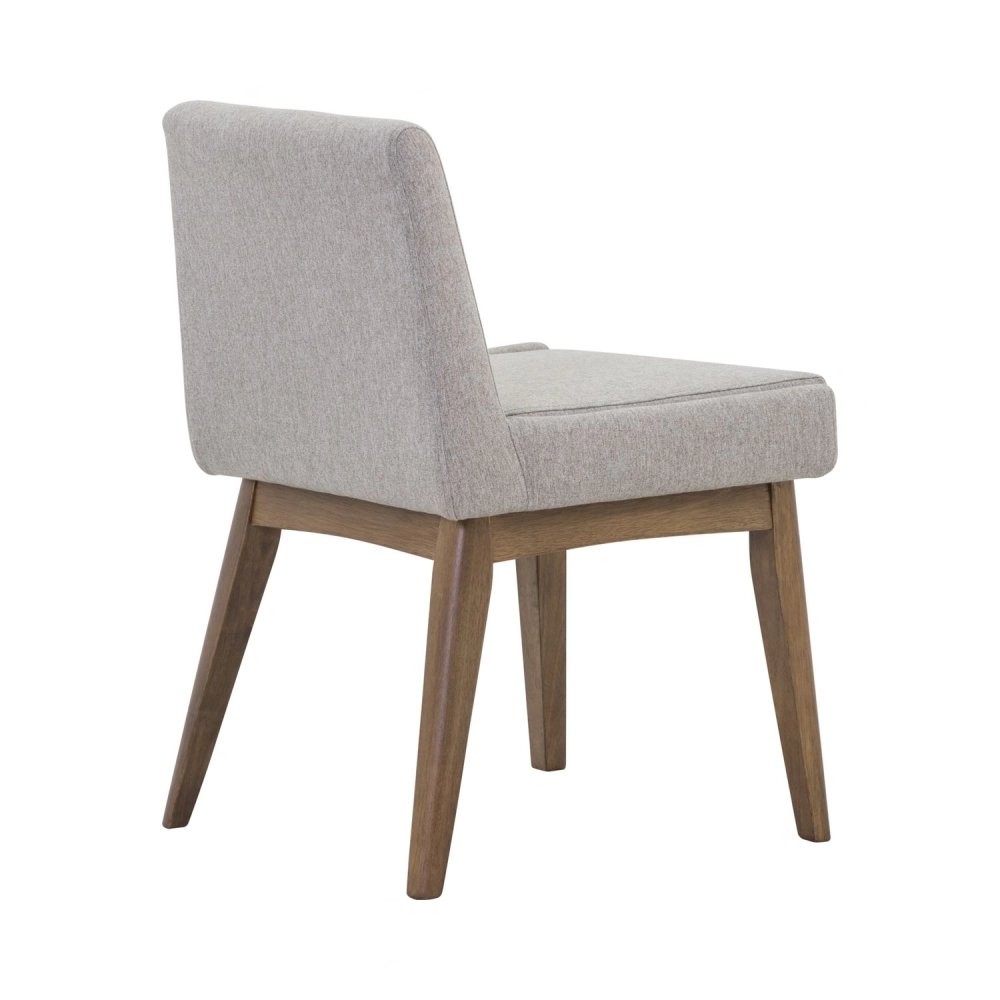 Chanel Dining Chair (Walnut, Grey)