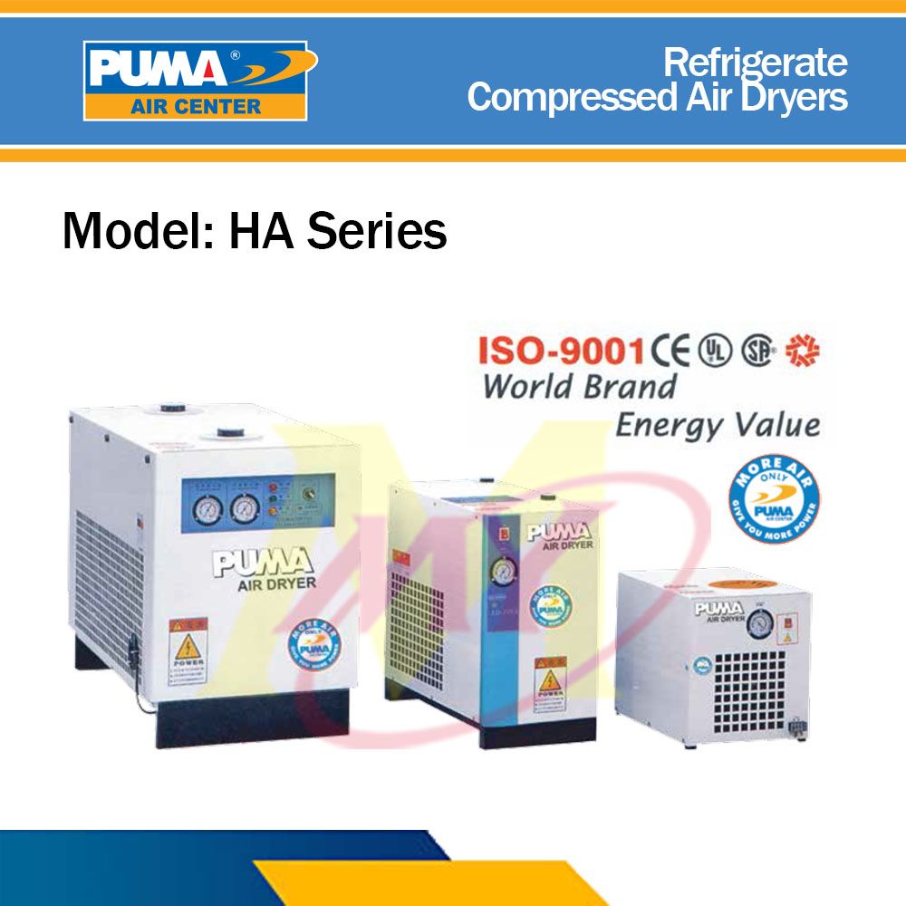PUMA HA-Series Refrigerate Compressed Air Dryers