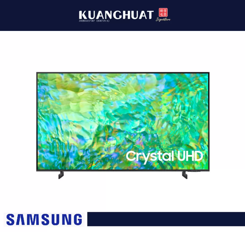 SAMSUNG CU8000 65 Inch Crystal UHD 4K Smart TV (2023) UA65CU8000KXXM