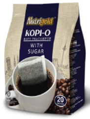 Nutrigold Kopi O with sugar 15g x 17's