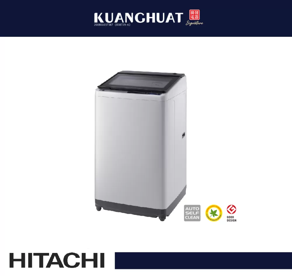 HITACHI 12.5kg Top Loading - Dynamic-Stream Wash Washing Machine SF-125XA