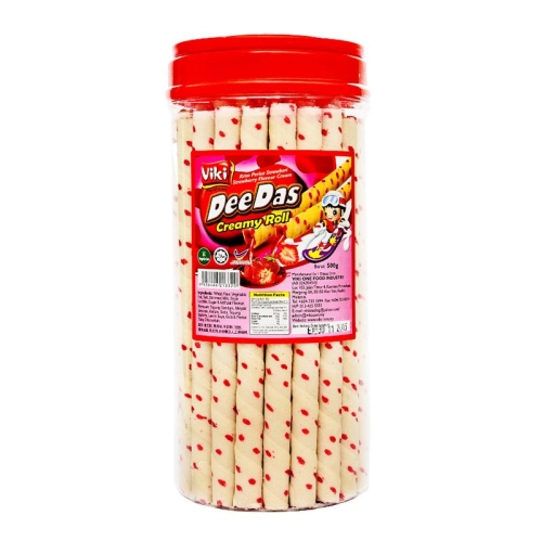 Dee Das Creamy Roll 500g - Strawberry Flavour