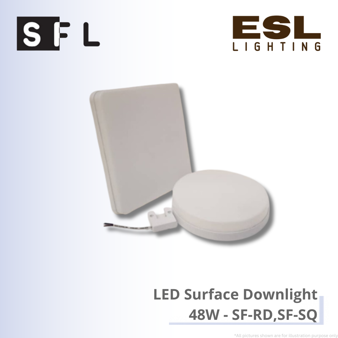 SFL LED Surface Downlight 48W - SF-RD , SF-SQ