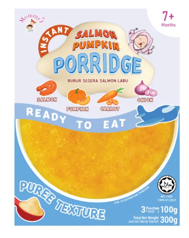 MommyJ Baby Instant Porridge Salmon Pumpkin 240g