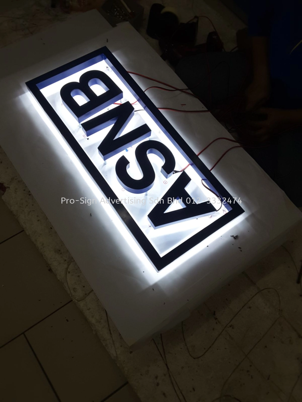 ALUMINIUM BOX UP LED BACKLIT (AMANAH SAHAM NASIONAL BERHAD, BINTULU, 2016)