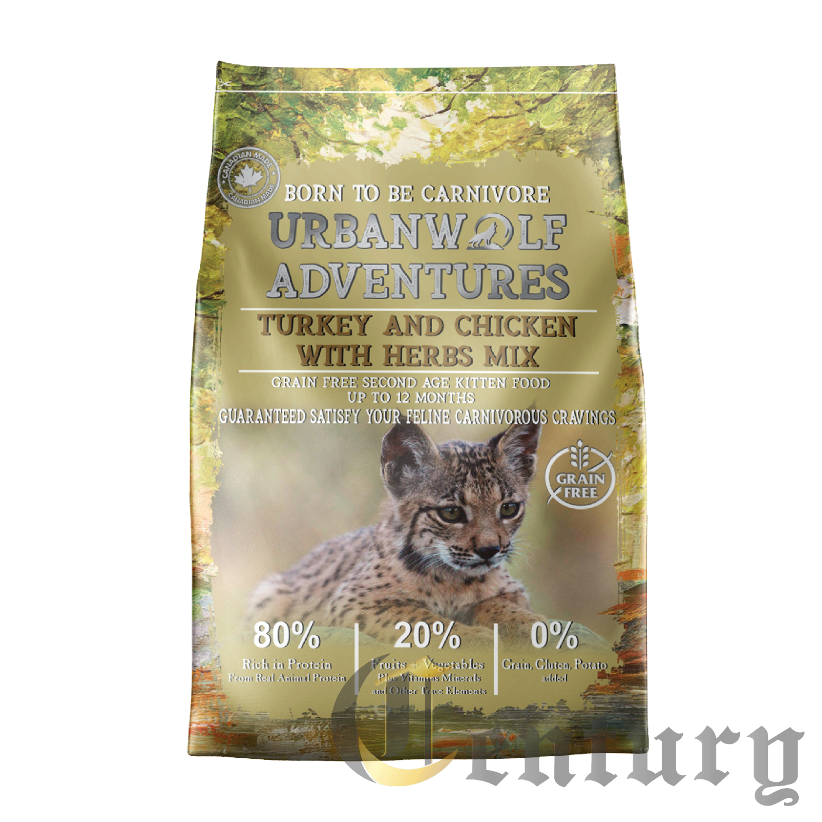 URBANWOLF ADVENTURES GRAIN FREE TURKEY AND CHICKEN WITH HERBS MIX