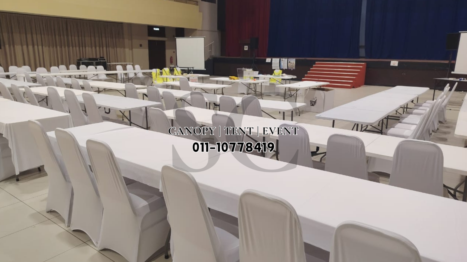 Long Tables & Banquet Chairs 
