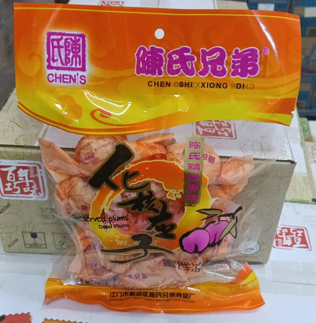 陈氏兄弟蜜饯果干化核应子 CHEN'S PRESERVED ORANGE 160G[40PACK/CTN]