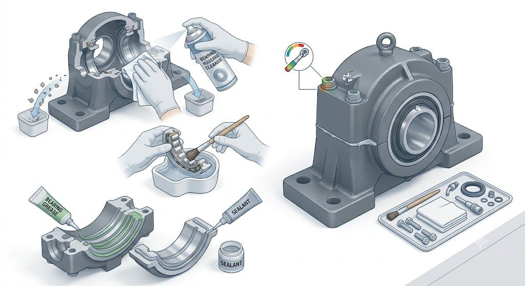 Bearing Housing Cleaning and Maintenance
