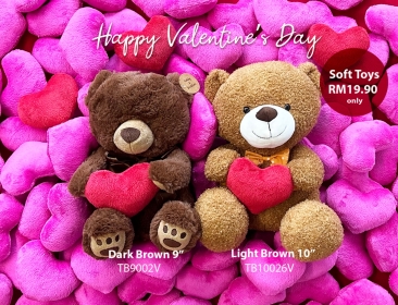 Valentine's Soft Toys Promotion (RM19.90)