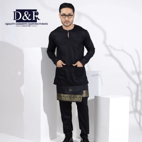 Baju Melayu Teluk Belanga Premium Quality Fabric