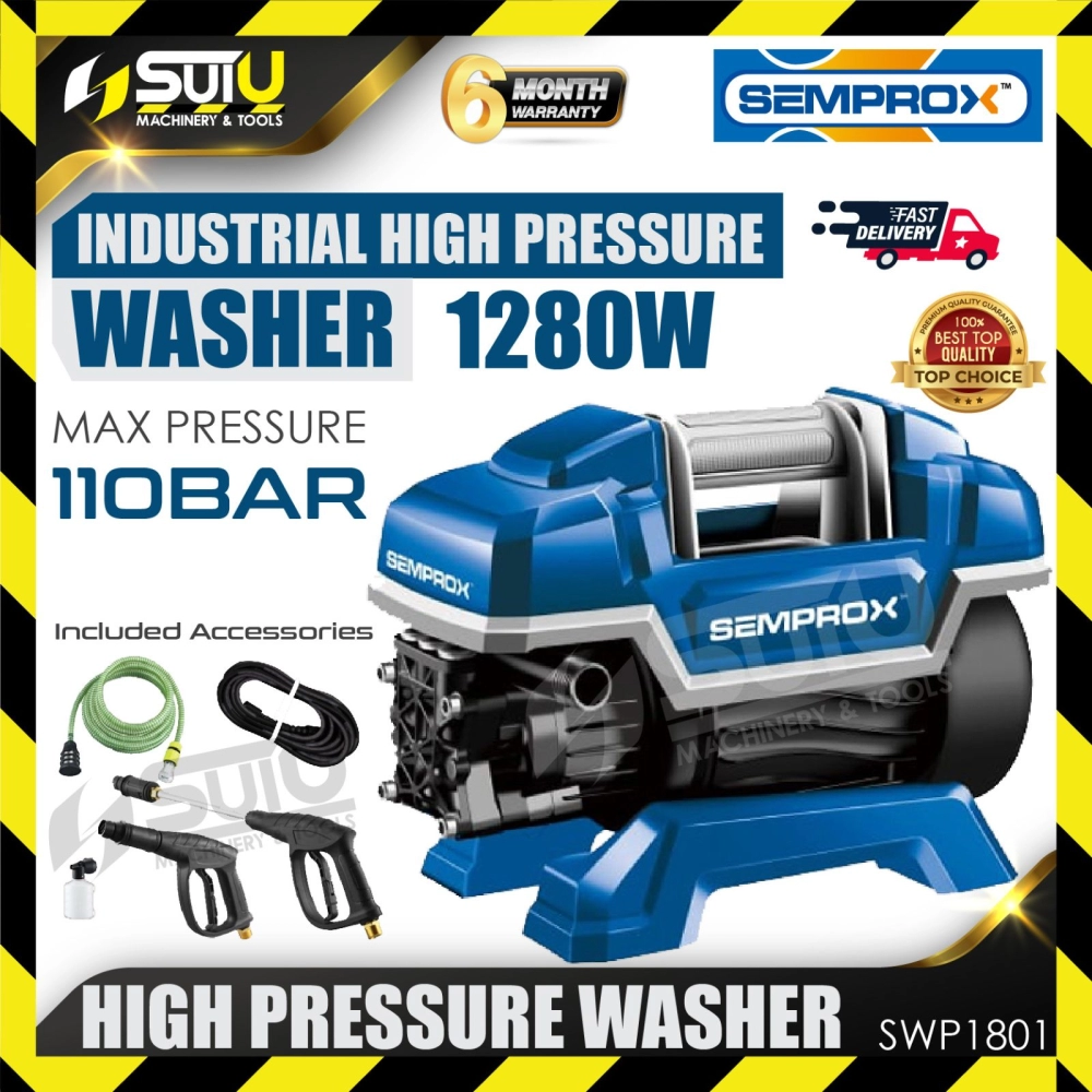 SEMPROX SWP1801 110Bar High Pressure Washer 1280W