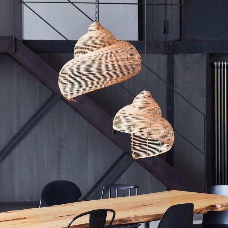 HAN 108 - RATTAN CEILING LAMP