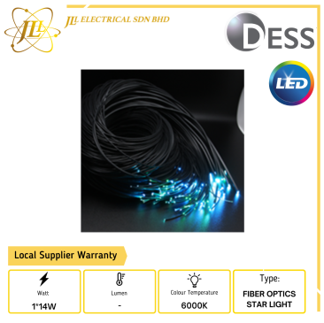 DESS GLLX9140ST-DAYLIGHT LED  FIBRE OPTIC LIGHT ENGINE 14W STRING 1.0MM 4 METER WITH REMOTE CONTROLLER