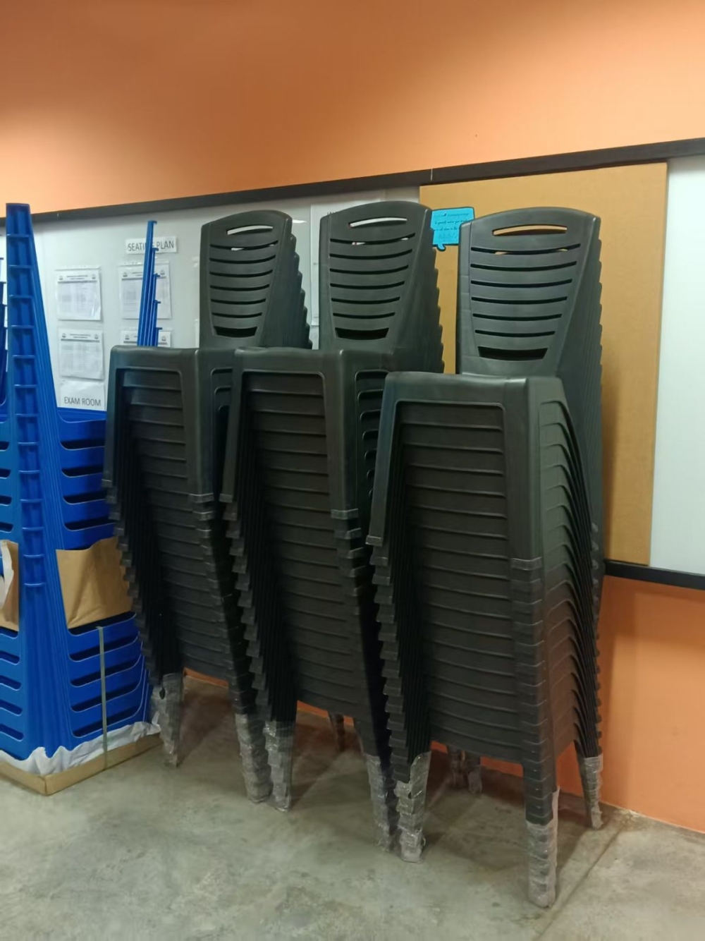 School Exam Table Malaysia | SPM Exam Table | Full Plastic School Table | Examination Hall Furniture | Plastic Chair School | Kerusi Plastik Sekolah Penang Kedah Kulim Lunas Bertam