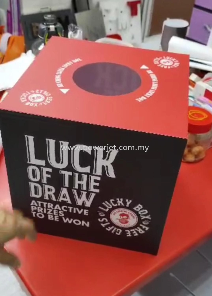Lucky Draw Box with Stickers