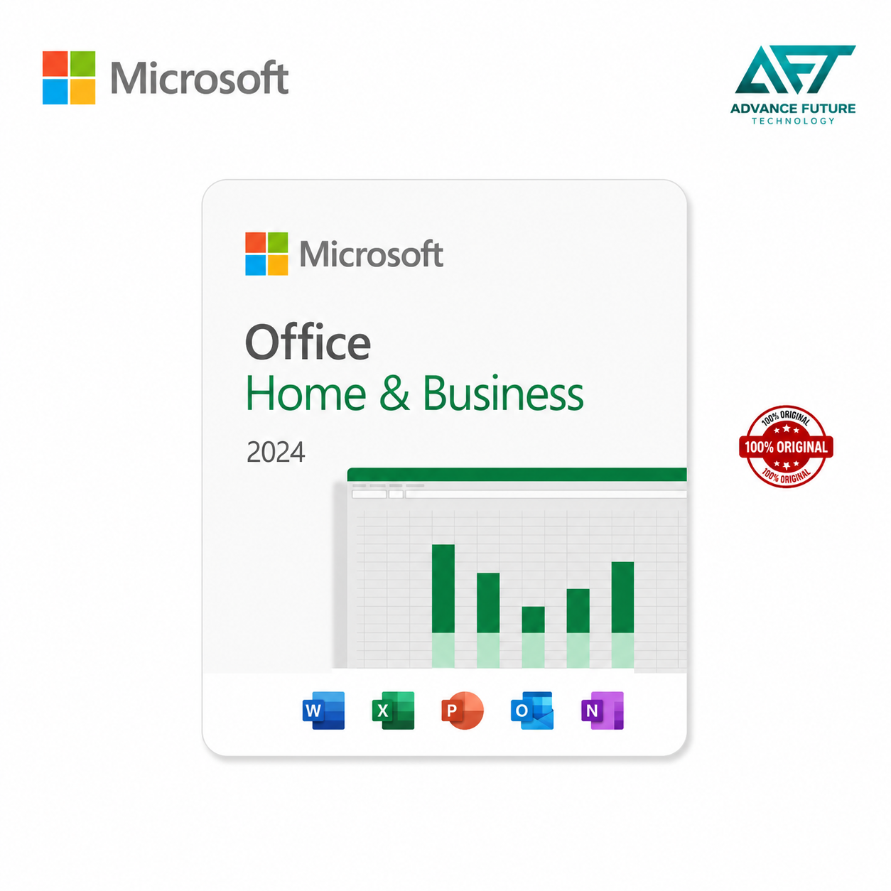 Microsoft Office Home and Business 2024 ESD License Key EP2-06604 ( 1 User PC/Mac )